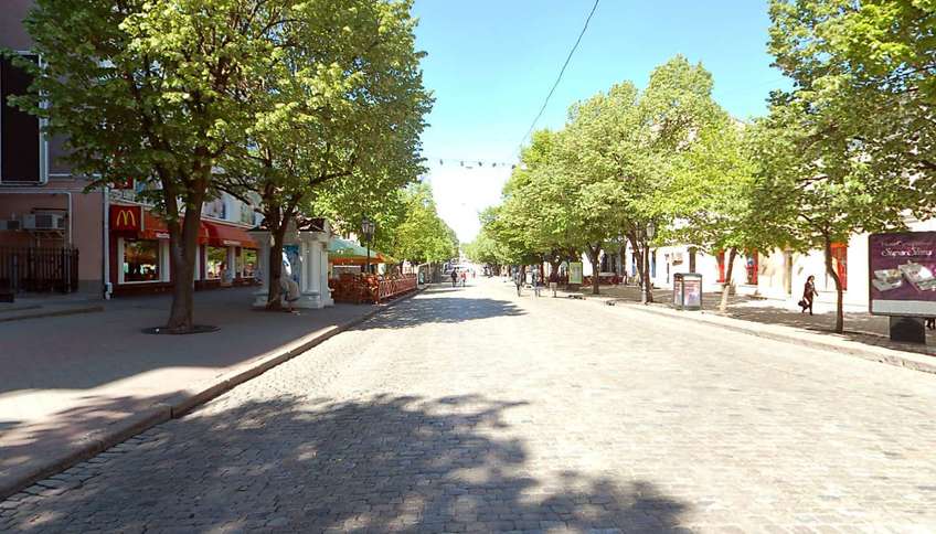 Самостоятельная прогулка по Дерибасовской